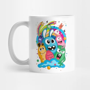 Cheerful company of monsters_3 Mug